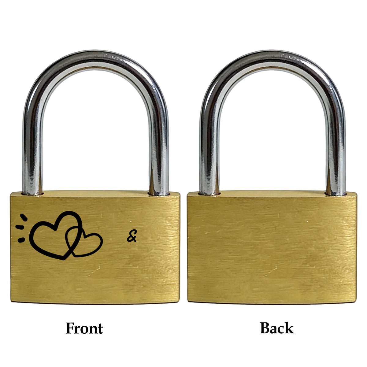 Cadenas d'amour personnalisé gravé