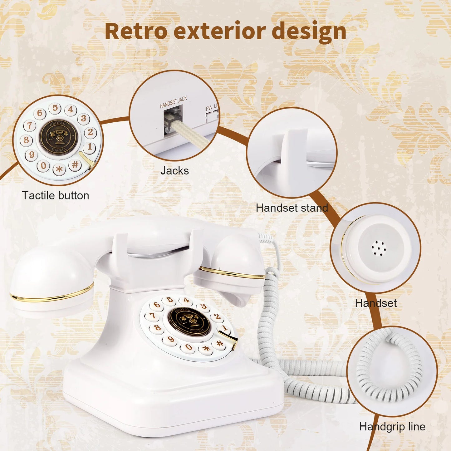 Livre d'or original mariage téléphone audio rétro
