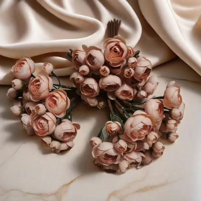 Bouquet de mariée 24 roses artificielles — vue 12