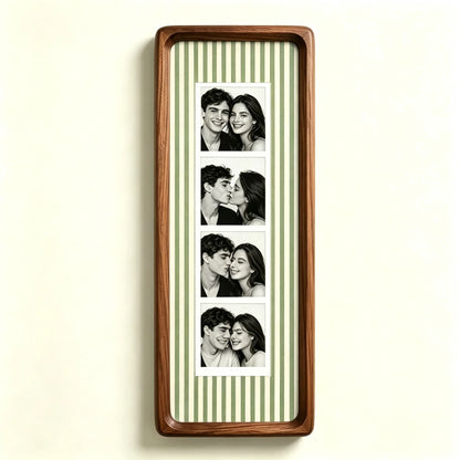 Cadre Photo Mariage Photobooth en Noyer — vue 12