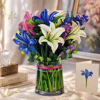 Carte Pop-Up 3D Fleurs et Mariage — vue 20