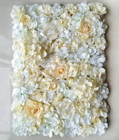 Mur de Roses Artificielles Mariage — vue 18