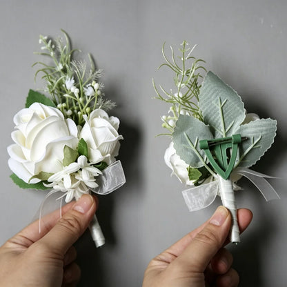 Corsage Poignet et Boutonnière Mariage