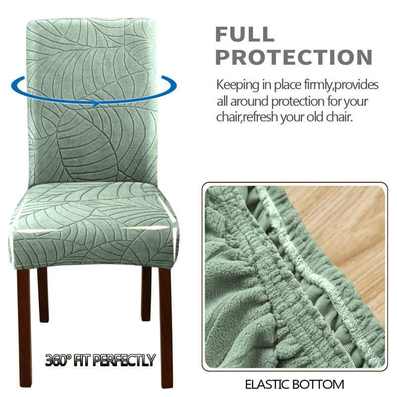 Housse de Chaise Mariage Extensible Jacquard