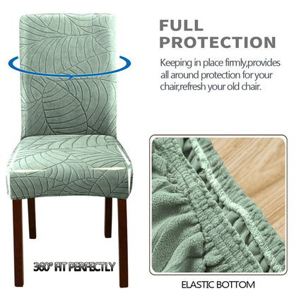 Housse de Chaise Mariage Extensible Jacquard