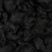 Pétales de Rose Artificiels Mariage — Noir