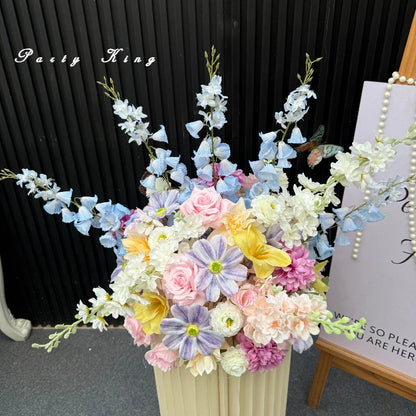 Boule de Fleurs en Soie Mariage — vue 2