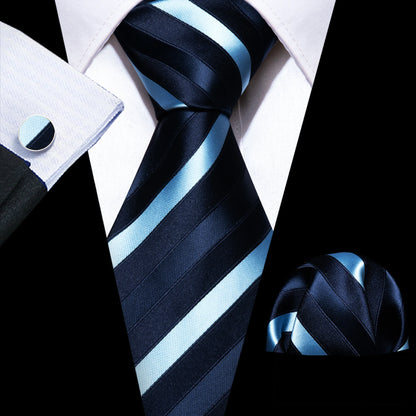 Cravate Mariage Homme Pochette et Manchettes — vue 37