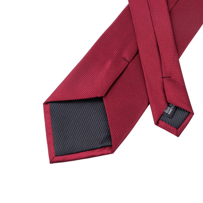 Cravate Mariage Bordeaux et Pochette