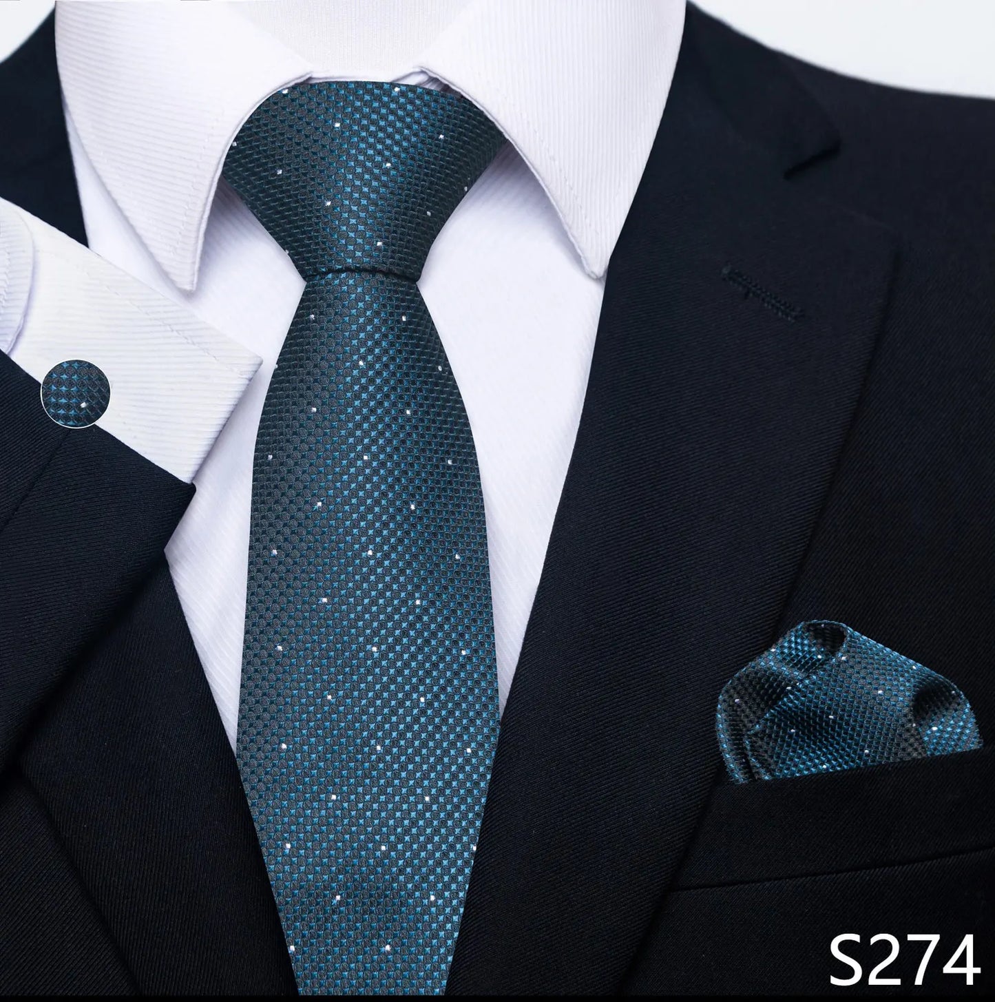 Coffret cravate mariage homme et pochette