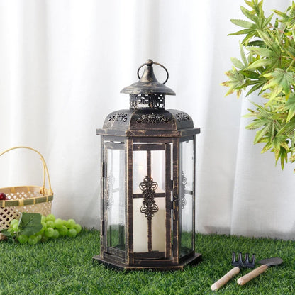 Lanterne mariage vintage en métal — vue 2