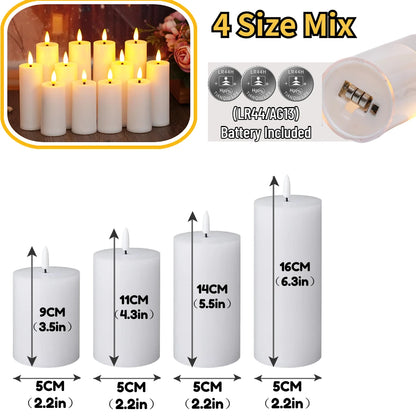 Bougies LED Piliers Mariage
