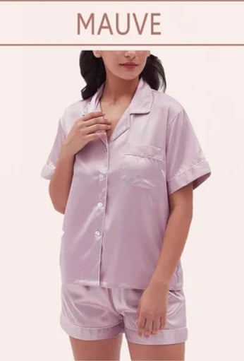 Pyjama Satin Assorti Demoiselles d'Honneur