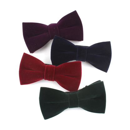 Nœud Papillon Mariage Velours Uni
