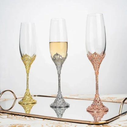 Flûte Champagne Mariage Cristal Strass