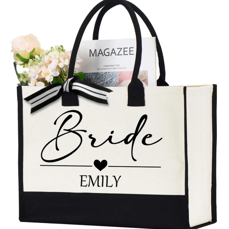 Tote bag EVJF personnalisé au prénom