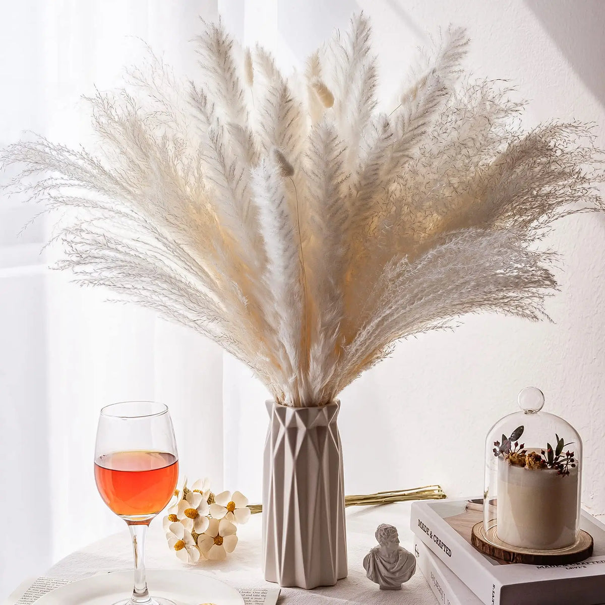Grand Bouquet de Pampa Séchée Mariage — vue 12