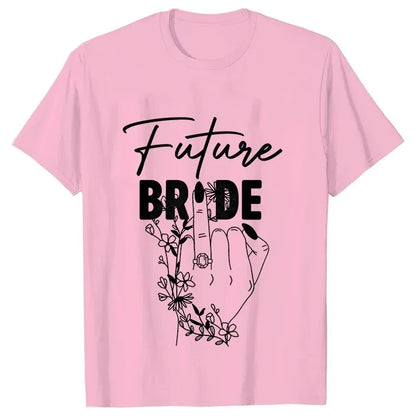 T-shirt EVJF Team Bride Doigt Bagué