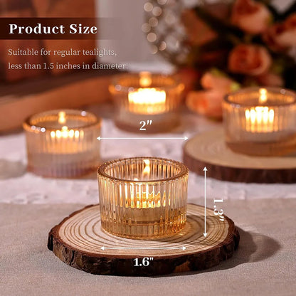 Photophores en Verre Mariage