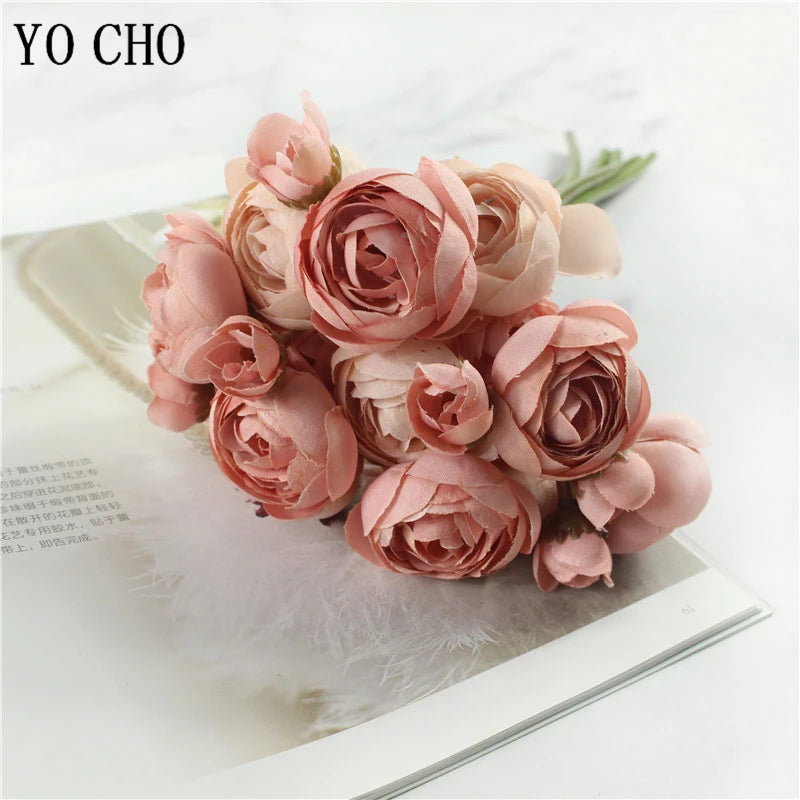 Bouquet de mariée 24 roses artificielles — vue 13