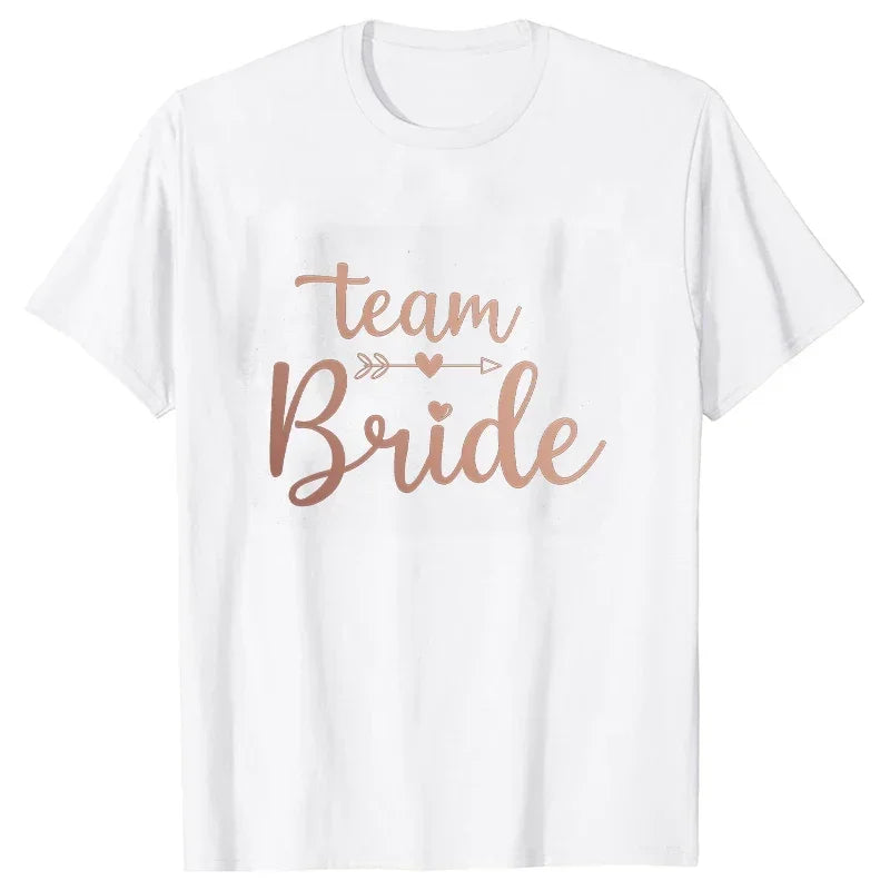 T-shirt EVJF cortège rose gold