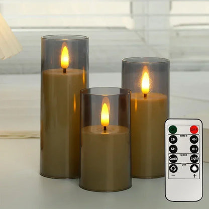 Bougies LED Acrylique Mariage