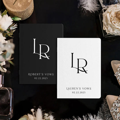 Carnet de vœux mariage personnalisé duo