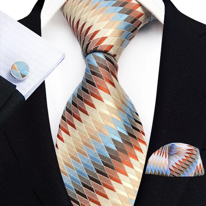 Cravate Mariage Jacquard Trois Pièces — vue 9