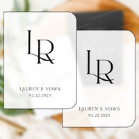 Carnet de vœux mariage personnalisé duo — vue 10