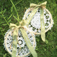 Porte alliance bohème crochet et dentelle