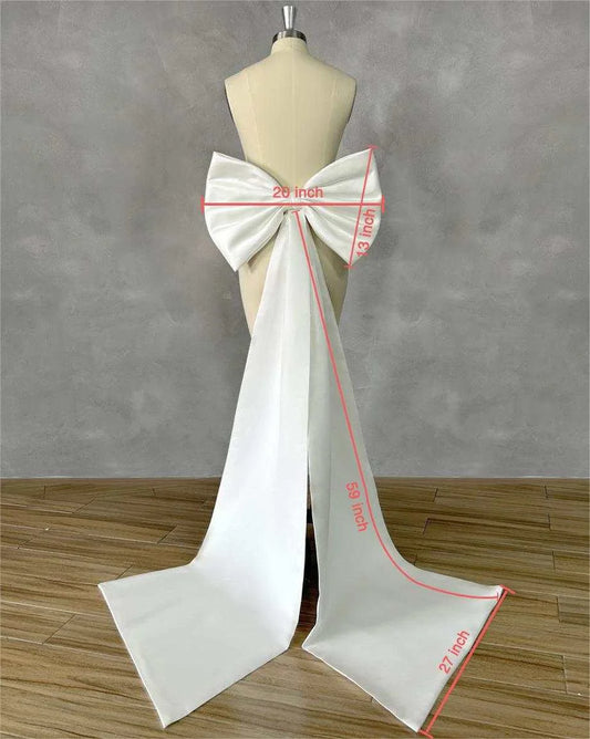 Nœud de Robe de Mariée Amovible