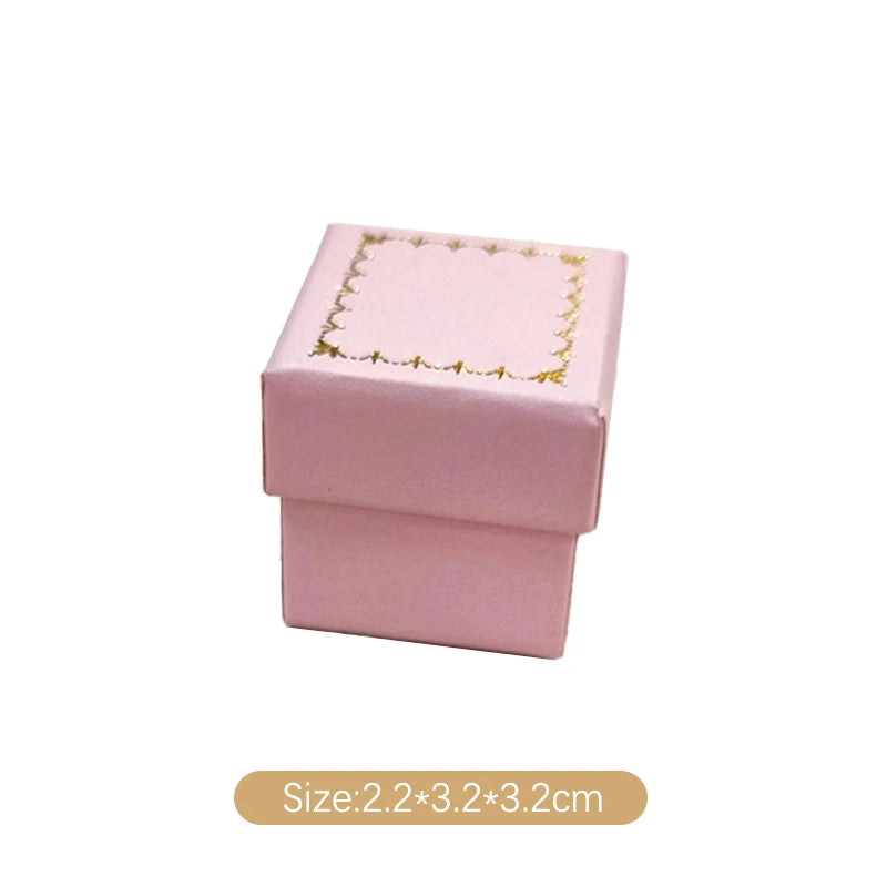Écrin bague fiançailles vintage simili cuir — vue 22