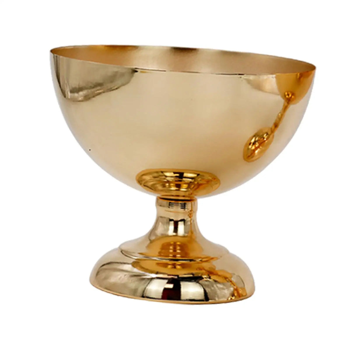 Vase centre de table mariage doré — vue 8