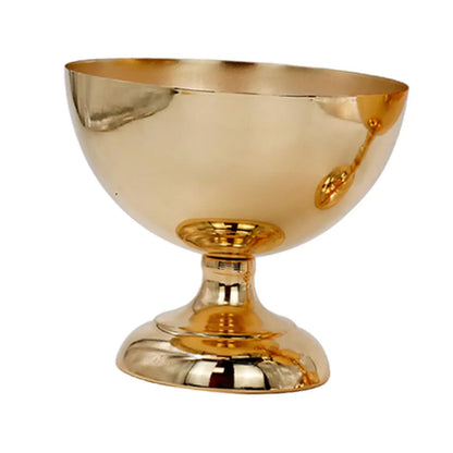 Vase centre de table mariage doré — vue 8