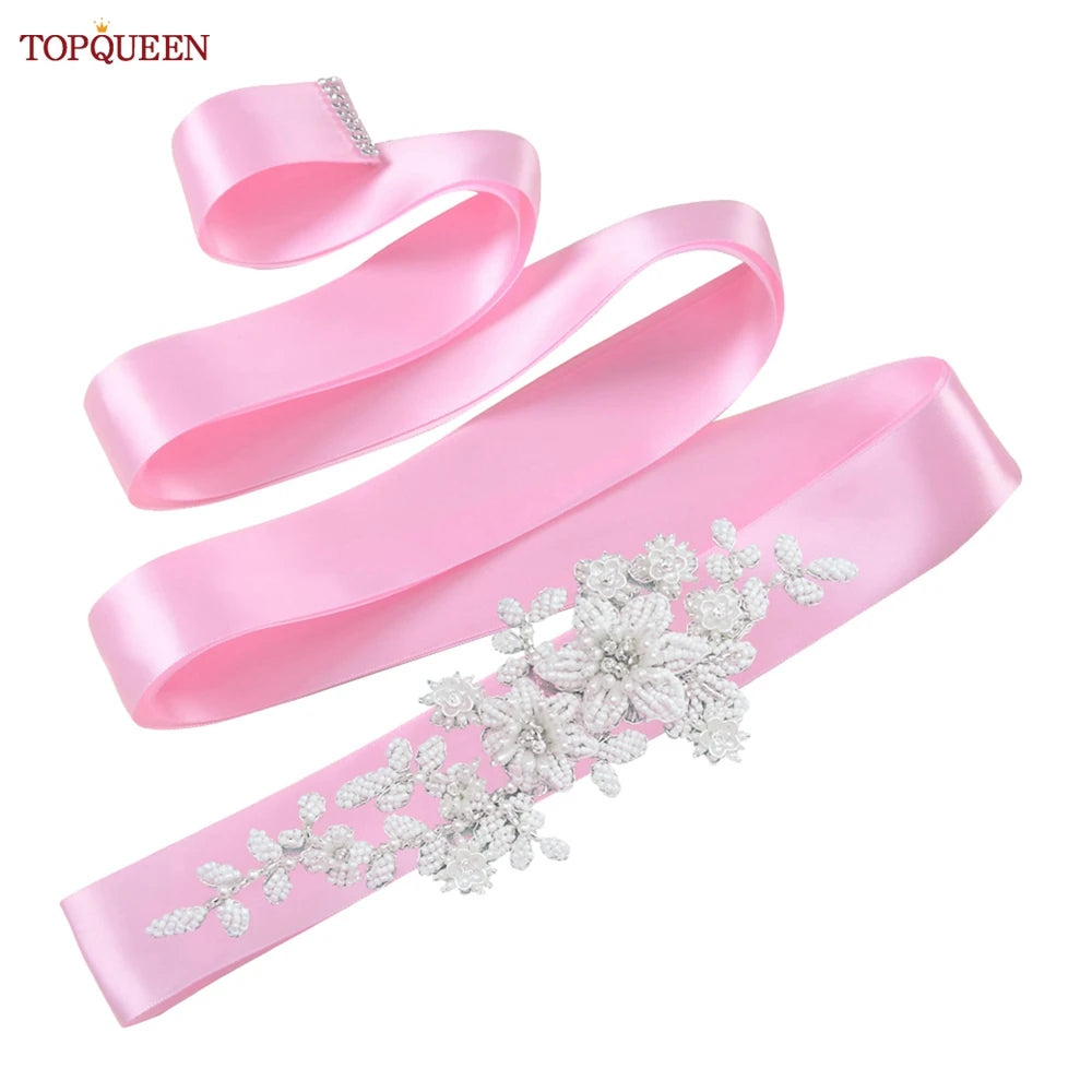 Ceinture robe de mariée perles strass