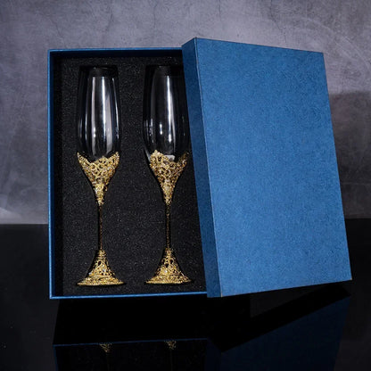 Flûte Champagne Mariage Cristal Strass — vue 7