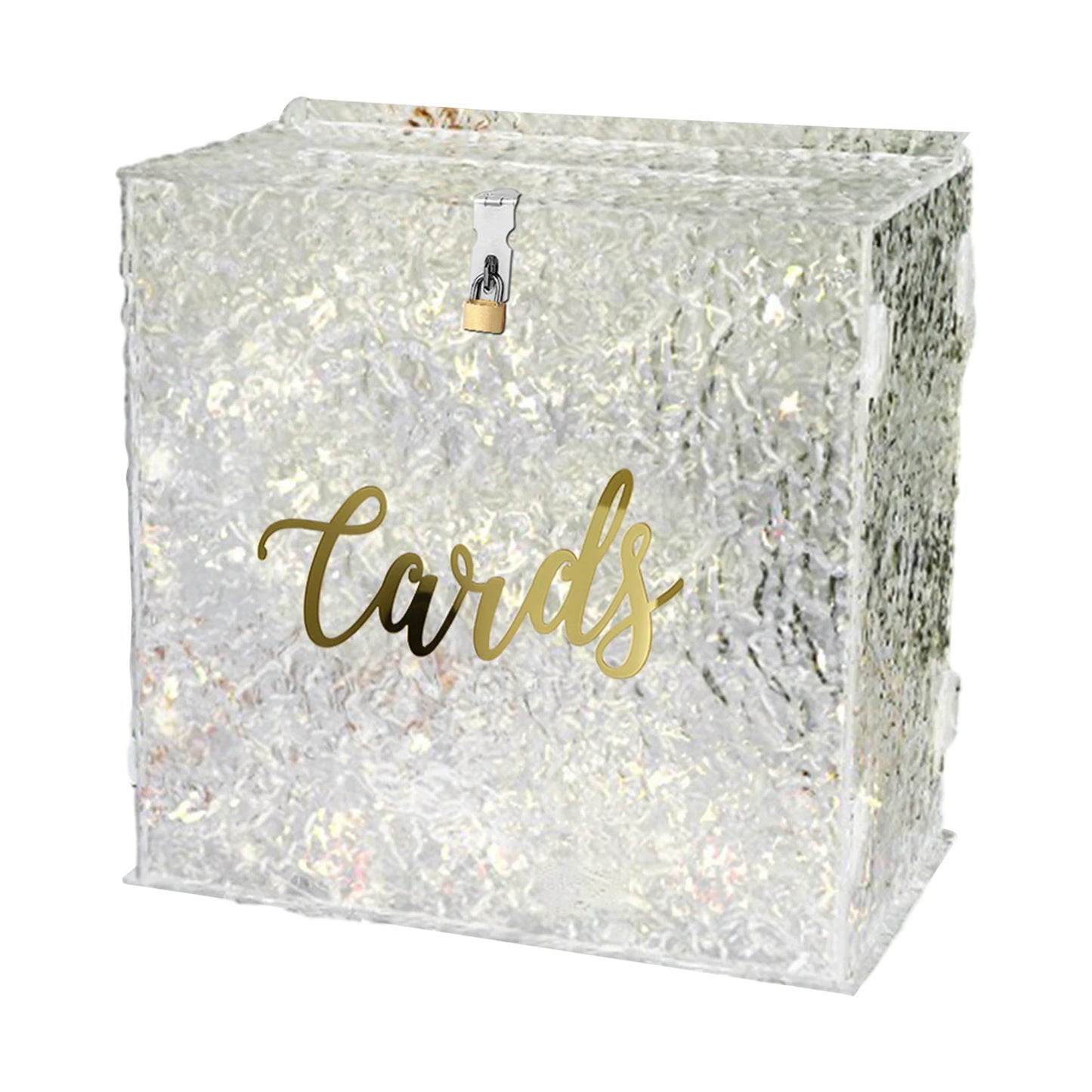 Urne mariage acrylique moderne à enveloppes