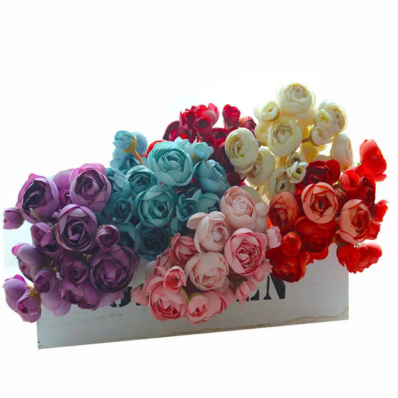 Bouquet de mariée 24 roses artificielles — vue 5