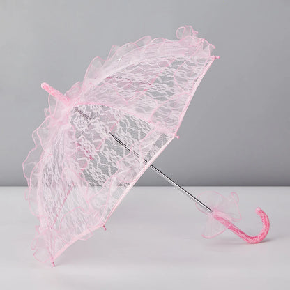 Mini ombrelle mariage en dentelle