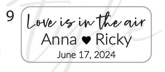 Étiquettes Bulles de Savon Mariage Personnalisées — vue 7