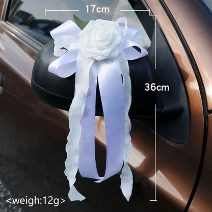 6 Nœuds Décoration Voiture Mariage — vue 9