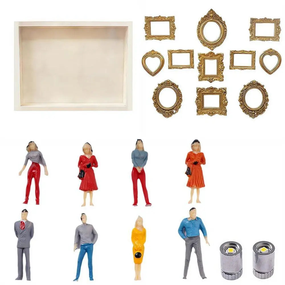 Boîte Souvenir Mariage Vitrine Miniature
