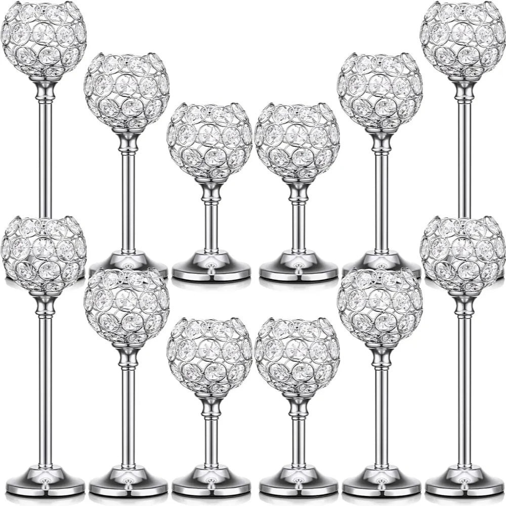 Bougeoir Cristal Trois Coupelles Mariage