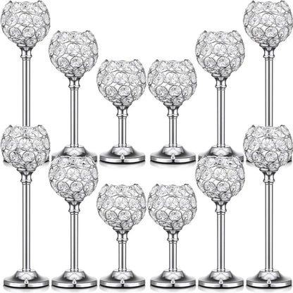 Bougeoir Cristal Trois Coupelles Mariage