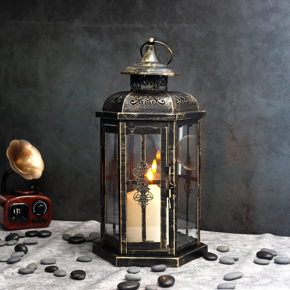 Lanterne mariage vintage en métal — vue 3