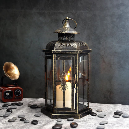 Lanterne mariage vintage en métal — vue 3