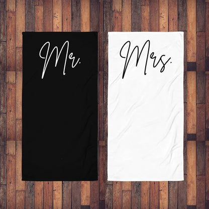 Serviette de Plage Mr & Mrs
