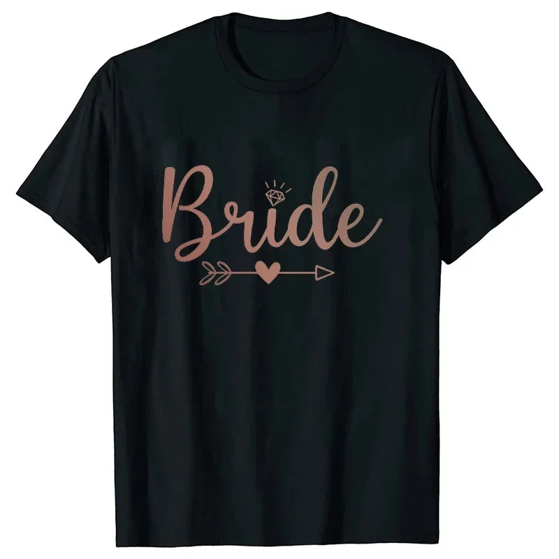 T-shirt EVJF cortège rose gold