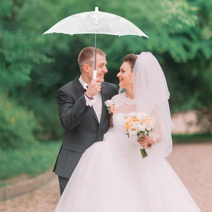 Lot d'ombrelles mariage en dentelle