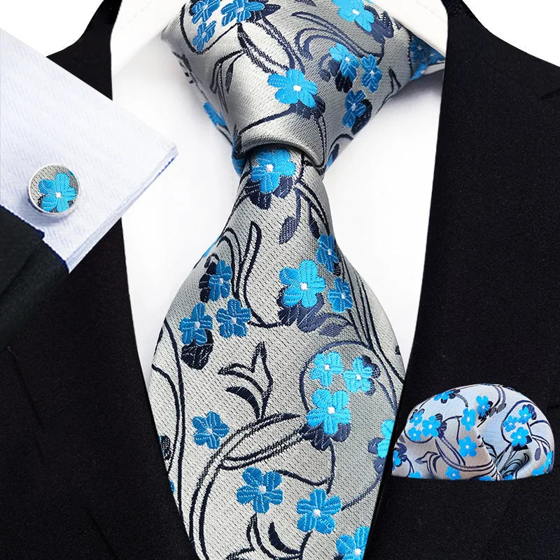 Cravate Mariage Jacquard Trois Pièces — vue 17